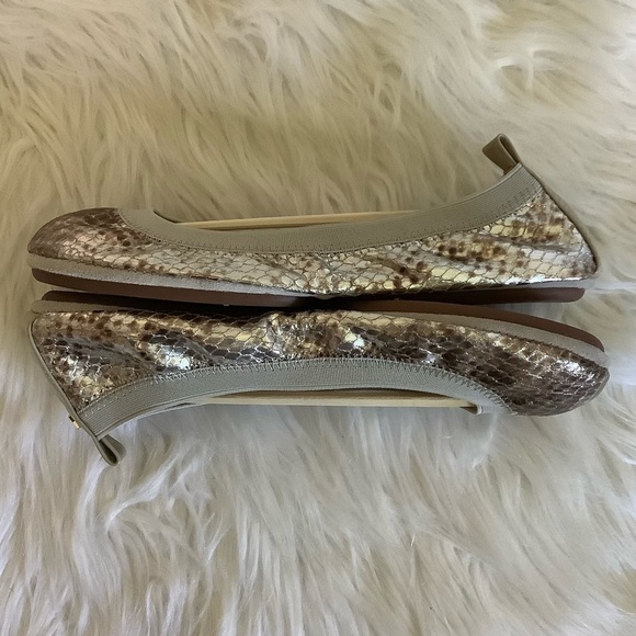 New Yosi Samar Samara Metallic Ballet Flats Sz-8 - Picture 4 of 9